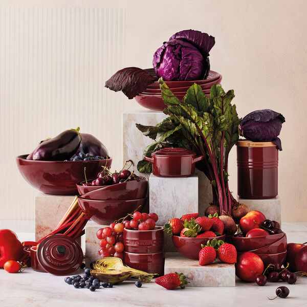 Signature liten sk&aring;l &Oslash; 12 cm, garnet, Le Creuset