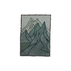 Grønne Fjell Veggteppe, green, Anneli Bull Design