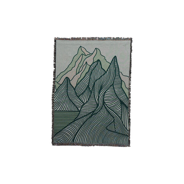 Grønne Fjell Veggteppe, green, Anneli Bull Design