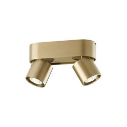 AURA C2 taklampe, brass, LIGHT-POINT