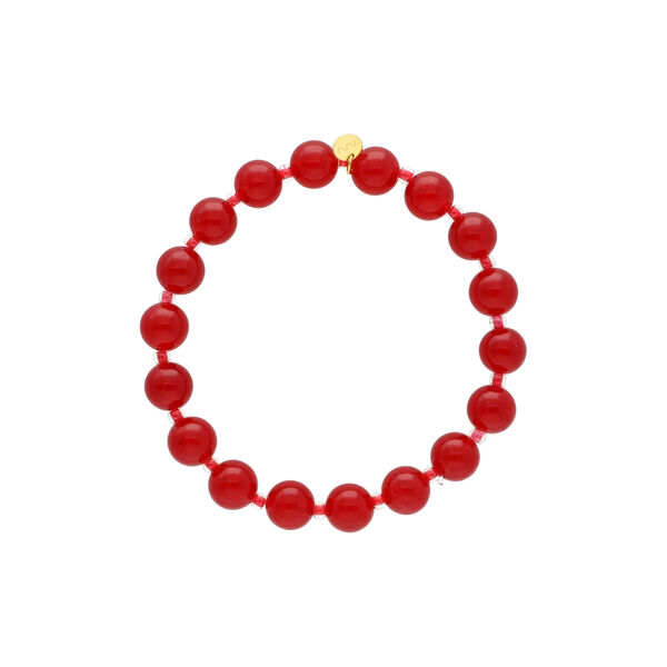 Jasmine small armb&aring;nd, coral, Nuni Copenhagen