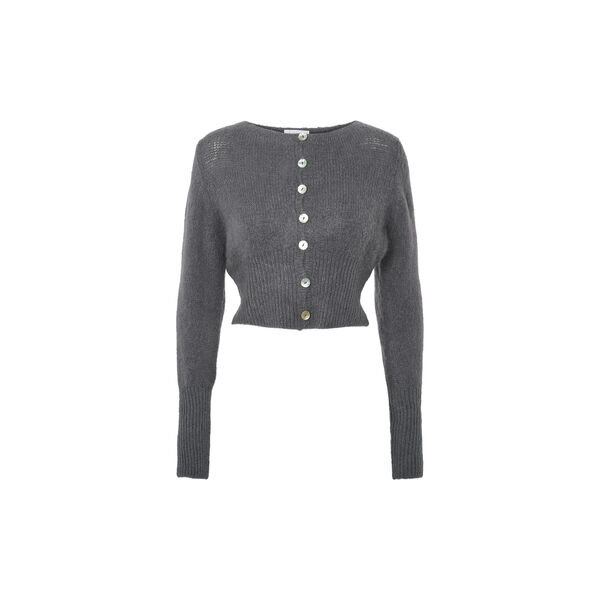 Matilda Alpaca Cardigan, graphite, Americandreams
