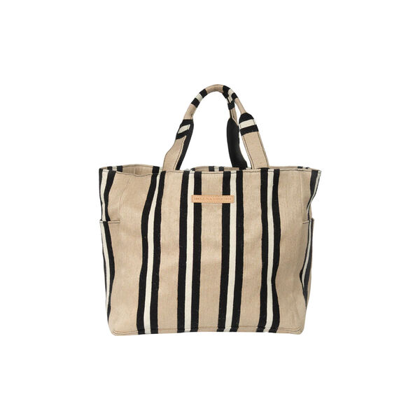 Svinkloev Mega shopper, jute - black, Luna Moon