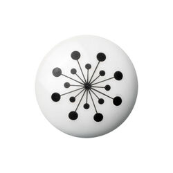 Flower knott, black, Anne Black