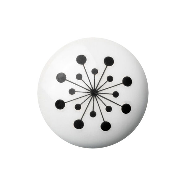 Flower knott, black, Anne Black