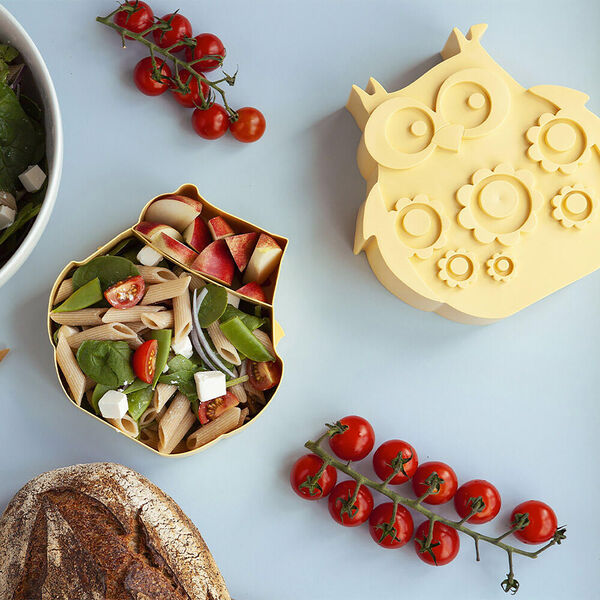 Matboks - Ugle, oransje, Blafre