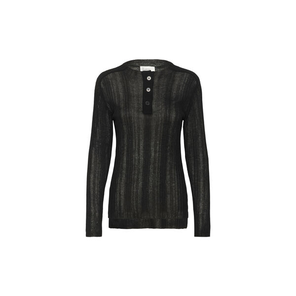MWHaddis Knit Blouse, black, My Essential Wardrobe