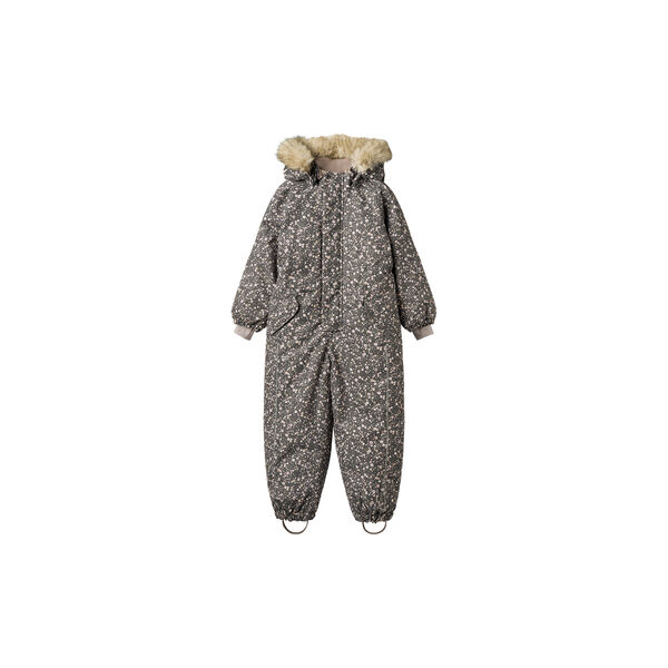 Snowsuit Moe, 9528 black sea open flowers, Wheat