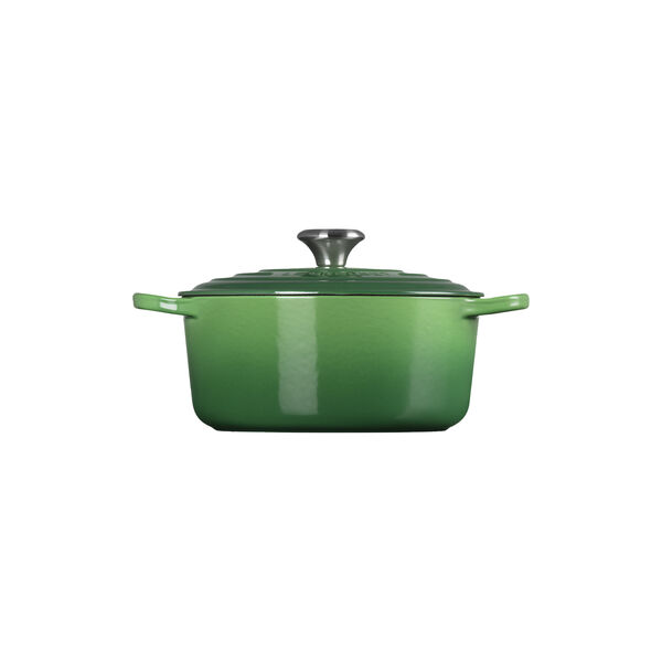 Signature st&oslash;pejern rund gryte &Oslash; 24 cm, bamboo green, Le Creuset