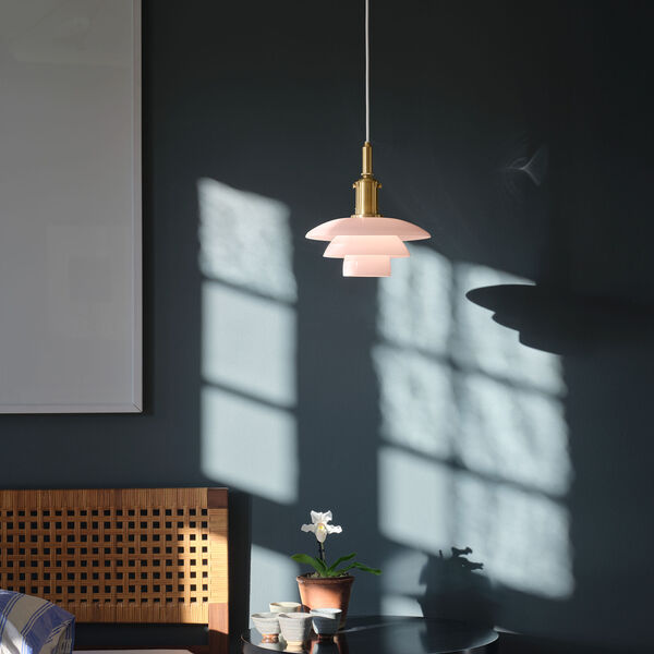 PH 3/3 Pale Rose Taklampe, Louis Poulsen
