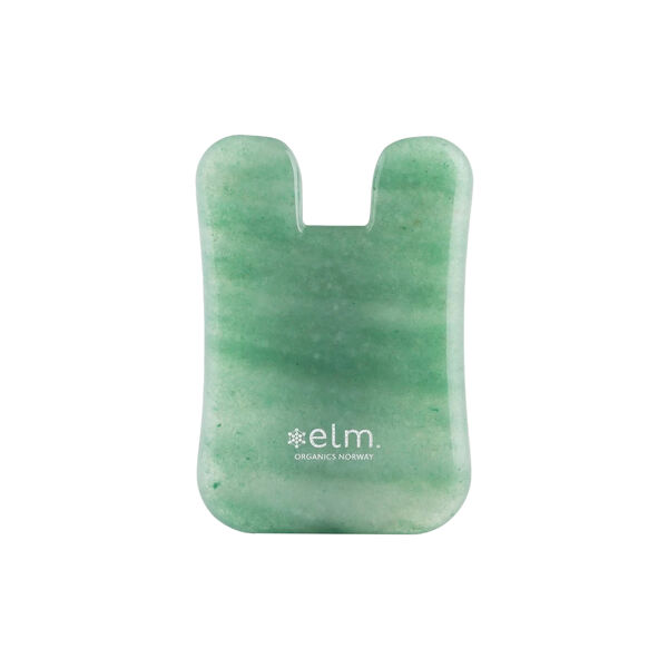 Gua sha, gr&oslash;nn aventurine, Elm Organics