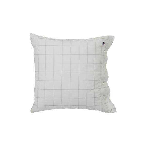 Hotel putetrekk i lett flanell, beige/white, Lexington