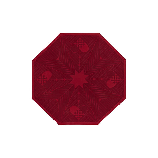 Christmas Traditional juletreteppe, deep red Christmas Traditional juletreteppe, deep red, Georg Jensen Damask