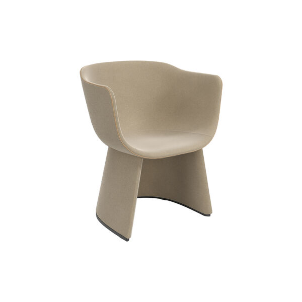 Monolit&trade; CM231 lounge chair with leather piping, Fritz Hansen