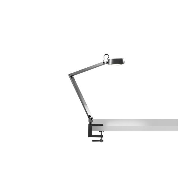 DARK T1 bordlampe, titanium, LIGHT-POINT