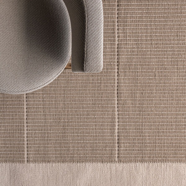 Poetic Grid gulvteppe, beige, Linie Design