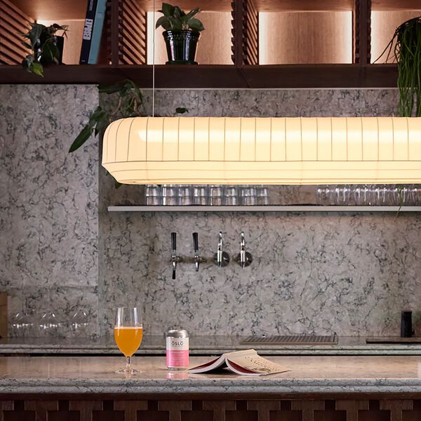 Tradition pendant linear L120 white, Northern