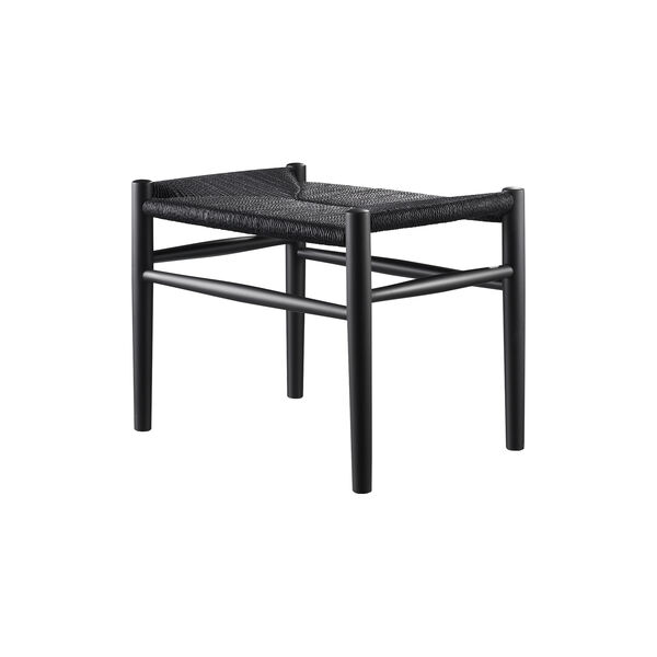 J83 skammel, sort, FDB Møbler