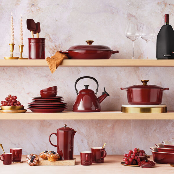 Liten bestikk og redskapskrukke, garnet, Le Creuset