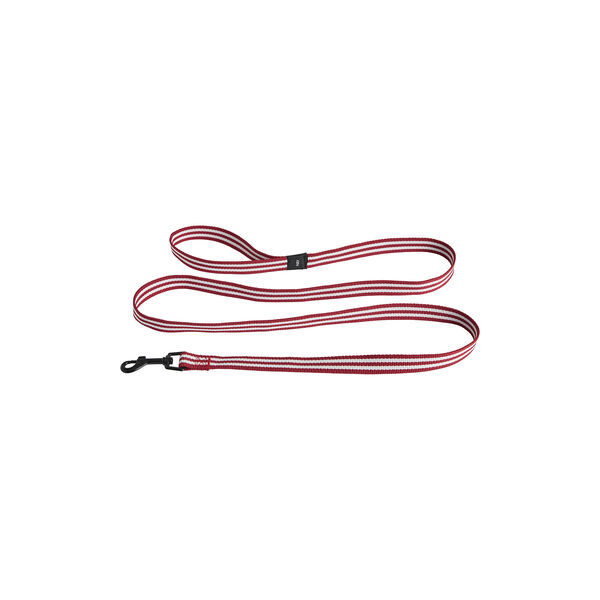 HAY Dogs Leash Flat  | Red/White |  Hundeb&aring;nd, HAY