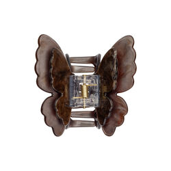 Butterfly H&aring;rklemme, chocolate brown, DARK department