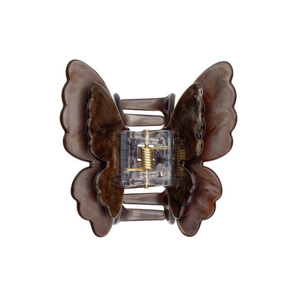 Butterfly H&aring;rklemme, chocolate brown, DARK department