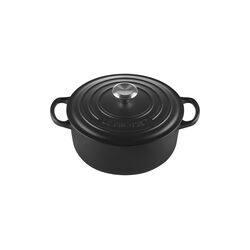 Signature st&oslash;pejern rund gryte &Oslash; 20 cm, matte black