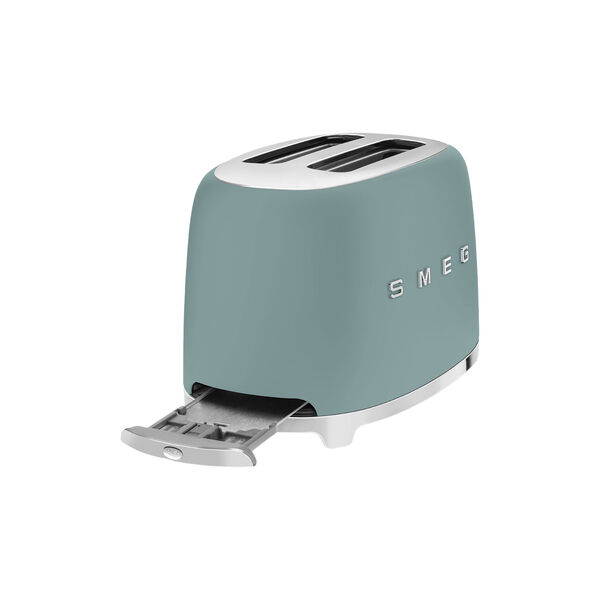 Brødrister, emerald green, Smeg
