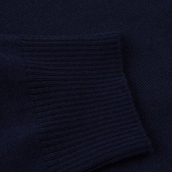 Sweater Knitted Half Zip Merino Wool, navy, Stenstr&ouml;ms