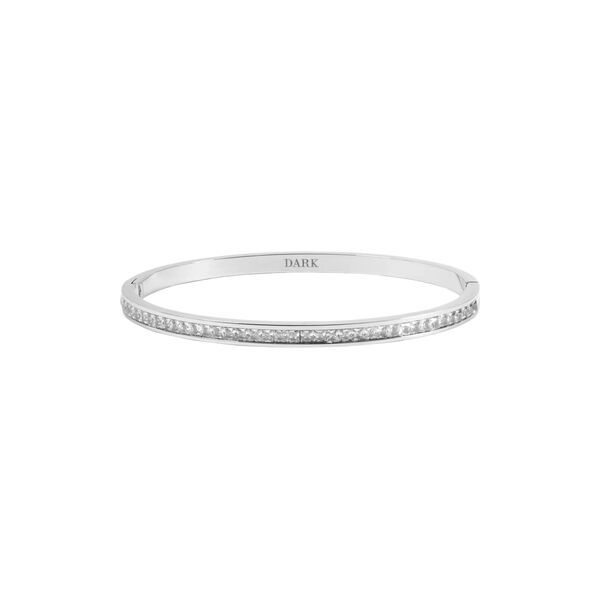 Big Dot Bangle, silver, DARK department
