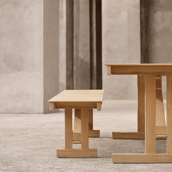 BM1871 Dining Bench, teak, Carl Hansen & S&oslash;n