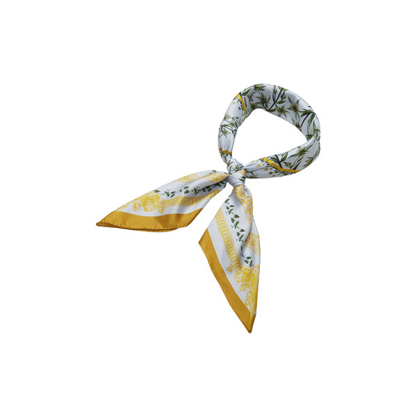 Green Flower Circle silkeskjerf, grønn, Flora Danica Denmark