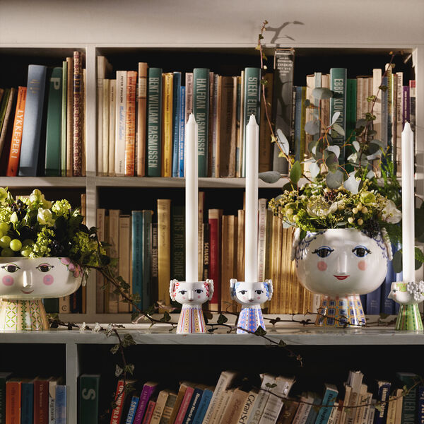 Eva lysestake, lavendel, Bj&oslash;rn Wiinblad