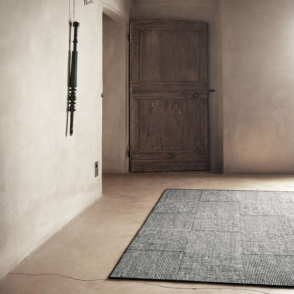 Chess gulvteppe, black, Linie Design