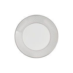 Gio Platinum tallerken, hvit/sølv, Wedgwood