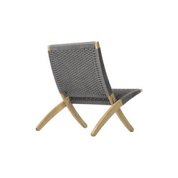 MG501 Outdoor Cuba stol, teak/charcoal, Carl Hansen & Søn