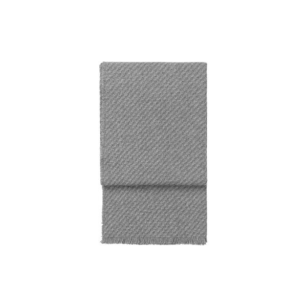 Diagonal pledd, grey/light grey, ELVANG