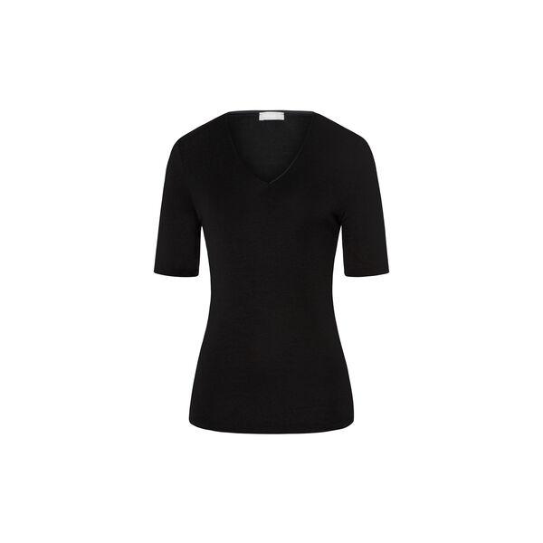 S/SLV Shirt, black, HANRO