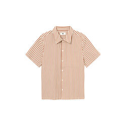 WWAdrian SS Shirt, ginger bread stripe, Wood Wood