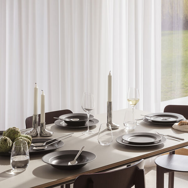 Legio Nova Middagstallerken 28 cm, black, Eva Trio