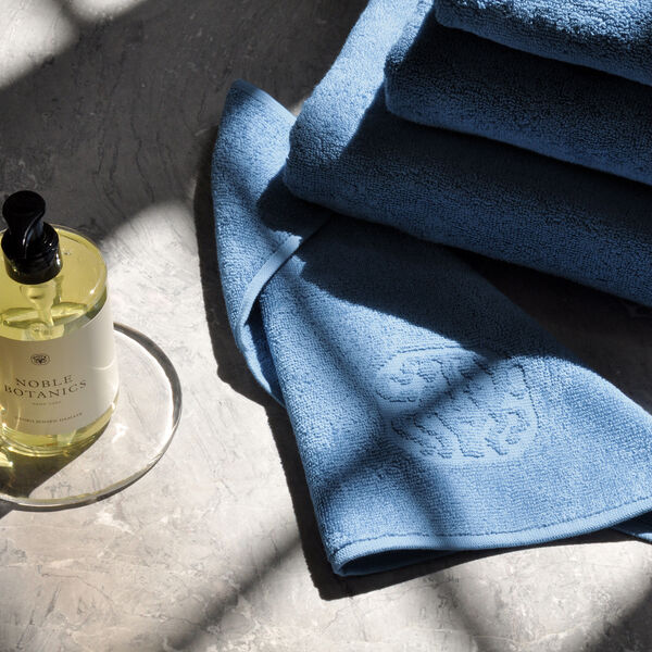 DAMASK TERRY vaskekluter, bright blue, Georg Jensen Damask