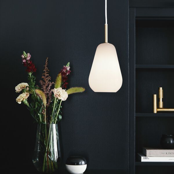 Anoli 1 Small Pendant, nordic gold/opal, Nuura