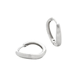 Wave Satin Hoops, Philippa Studios