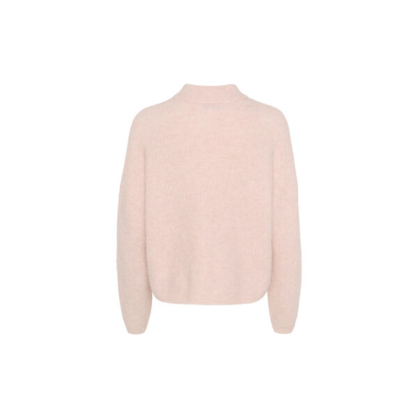AlphaGZ kort cardigan, rosa gr&aring; melange, Gestuz