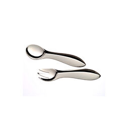 Ada og Otto barnesett, sølv, Th. Marthinsen