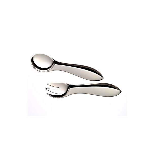 Ada og Otto barnesett, sølv, Th. Marthinsen