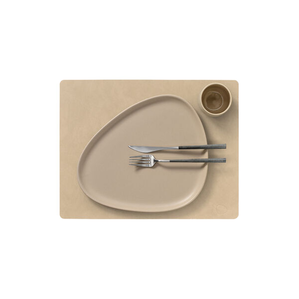 Nupo dekkebrikke Square L, sand, LIND DNA