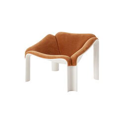 F300 Lounge Chair, alabaster white/Alpaca Alto 021 F300 Lounge Chair, alabaster white/Alpaca Alto 021, GUBI
