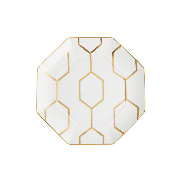 Gio Gold tallerken &Oslash; 23 cm, gull/hvit, Wedgwood