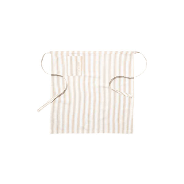 Forstykke, kremhvit med beige striper, Hellstrøm Items